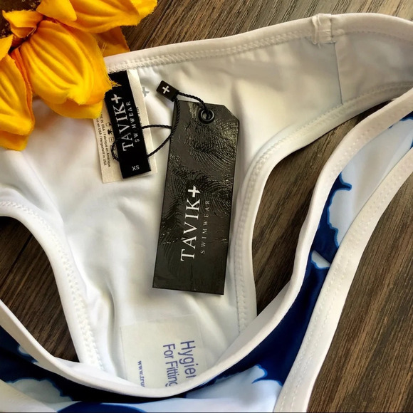 🦋B2G1🦋TAVIK JAYDEN Belle Cobalt Bikini Bottoms NWT X-SMALL - Picture 5 of 10